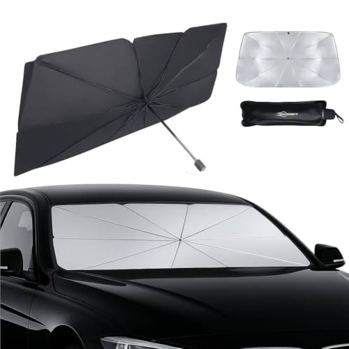 Image of Neodrift 'Sunbrella' Windshield Car Sunshade (Heat, UV Protection & UV Block Umbrella)(for SUV & Sedan Only or Easy Fit)