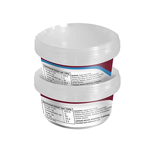 Image of BLOSSOM White - Blue Sugar Paste /Fondant for Cake Decorating, 200g - Pack of 2 (400g Total Pack Size)