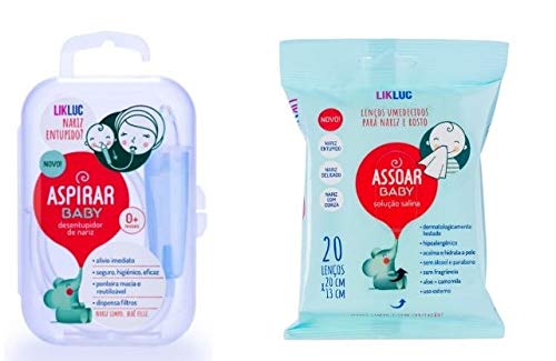 Kit Gripe AspirarBaby com estojo e LençoUmedecido AssoarBaby