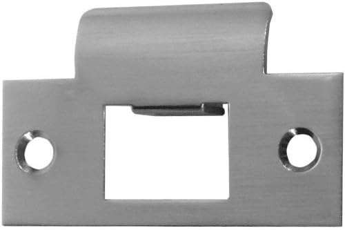 Emtek 86087 Square Corner T-Strike with Screw Set, Satin Nickel