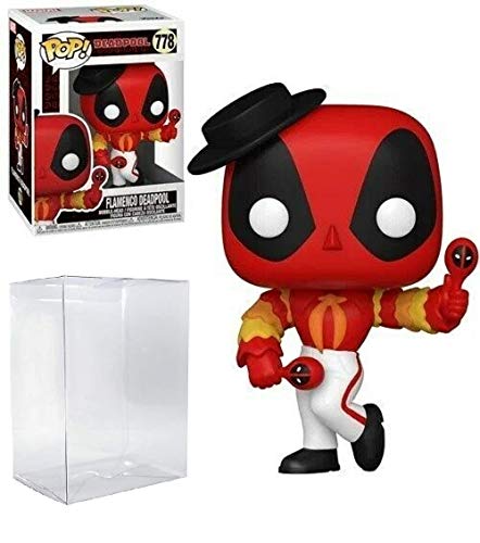 Flamenco Deadpool Pop #778 Pop Marvel Deadpool Vinyl Figure (Bundled with EcoTek Protector to Protect Display Box)