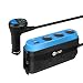 Te-Rich Quick Charge 3.0 & USB C 120W 3-Socket Cigarette Lighter Adapter, 12V/24V Car Power Outlet Splitter Multi Port USB Charger Compatible w/Nexus 6P, Pixel, Galaxy S9/S8/Note 8, iPhone X/8/8 Plus