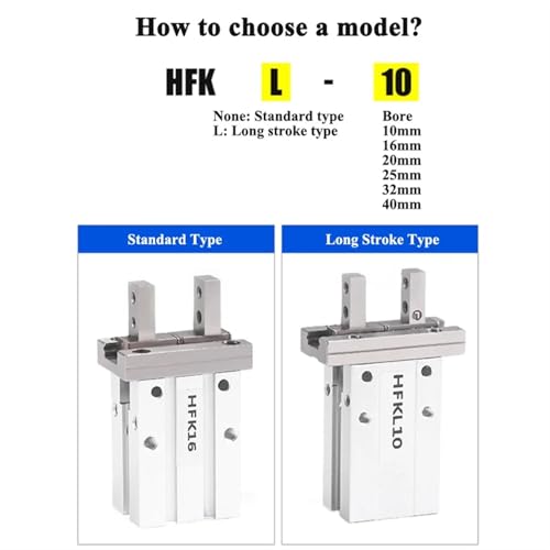 Pince mécanique à air HFK25 pour automatisation industrielle précise - 6