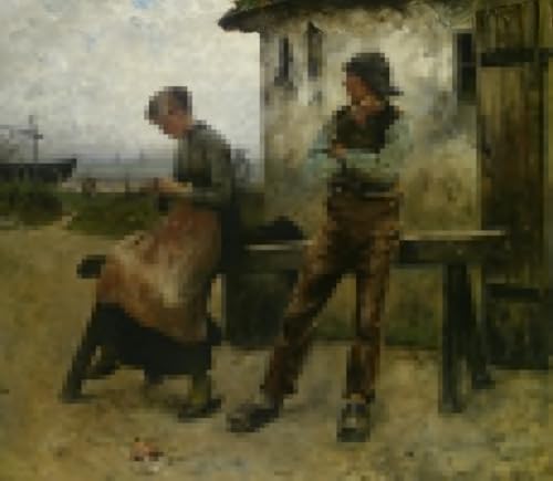 Affiche le prétendant timide d'Hagborg pour décorer un salon élégant - Toile murale 60x90cm