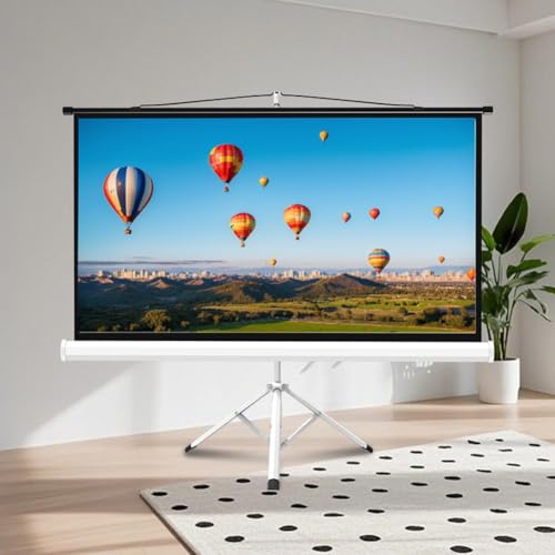 Pantalla portátil 4K HD con trípode 60in 4:3 miniatura 2
