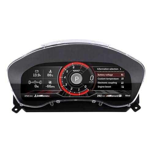 Pantalla LCD de 12,3" de alta fidelidad para el medidor digital de Cadillac SRX