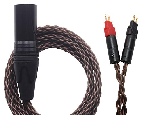 KK Cable HA-B Replacement Audio Upgrade Cable Compatible for HD420 HD430 HD525 HD545 HD565 HD650 HD600 HD580 Headphones. 4-pin XLR Male Plug, HA-B (1.5M(4.9ft))