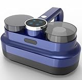 Maircle Mattress Vacuum Cleaner, Corded Bed Vacuum with 253.7nm UV-C Light, Ultrasonic & High Heating 16Kpa Powerful Double-Cup Handheld Vacuum for Bed, Sofa, Couch