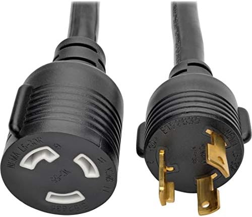 Tripp Lite Heavy Duty L5-30P to L5-30R Power Extension Cord with Locking Connectors, 30A, 125V, 10 AWG, NEMA L5-30P to NEMA L5-30R, 6-Feet / 1.83 Meters, Lifetime Limited Warranty (P046-006-LL-30A) image 4