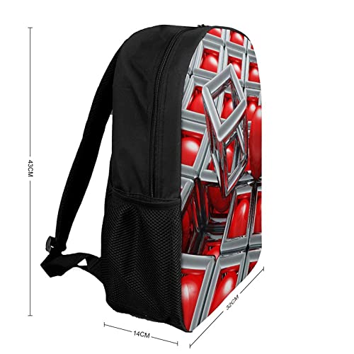 Sac à dos imprimé en 3D Cube idée cadeau rentrée scolaire
