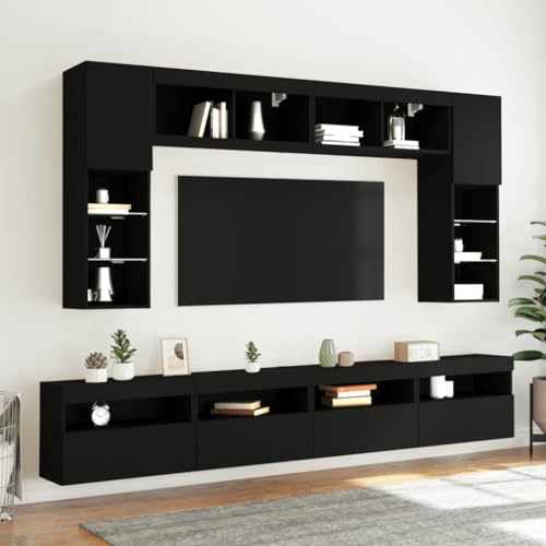 Meuble TV mural compact pour optimiser le rangement des petits salons - 7