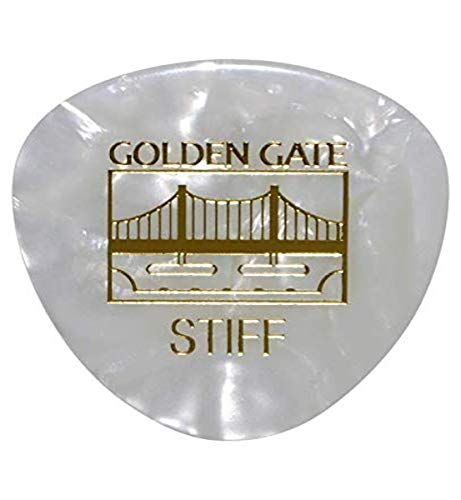 Médiator de guitare rond de forme triangulaire Golden Gate MP-325