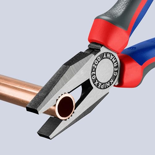 Alicate universal KNIPEX de 200 mm 03 02 200 para corte de cables 3
