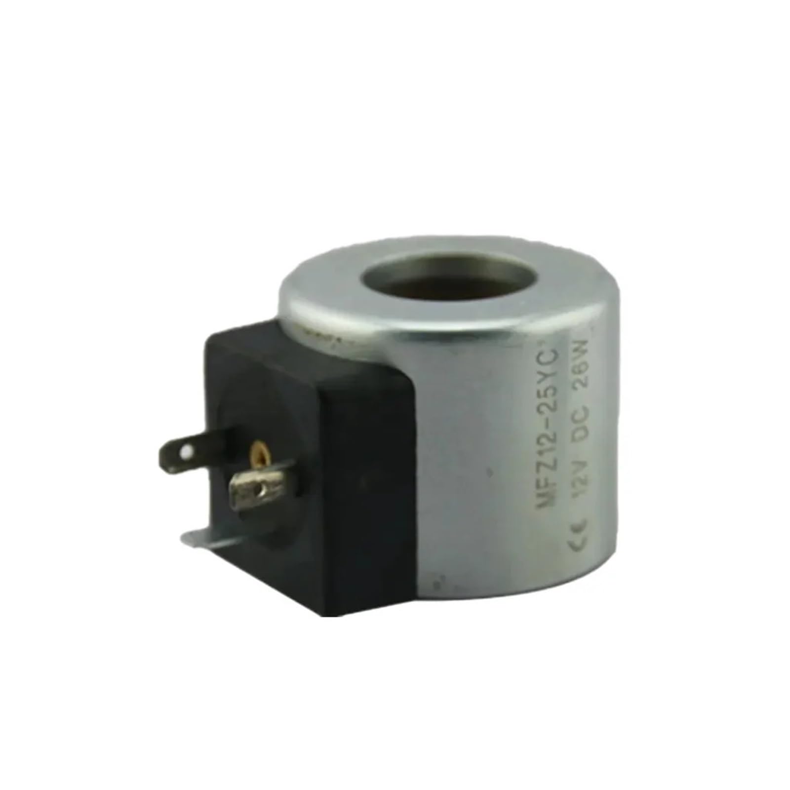 MFZ12-25YC Hydraulic Solenoid Valve Coil Three Plugs 24VDC Inner Hole 23mm Height 36.4mm(110V AC)