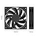 DARKROCK 3-Pack 120mm Black Computer Case Fans High Performance Cooling Low Noise 3-Pin 1200 RPM Hydraulic Bearing Quiet Long Life Up to 30,000 Hours 5 Years Warranty
