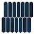 COMSTICKC 10 Pcs Matte Blue Peel and Stick Backsplash for Kitchen, 12"X12" Ultralight PVC Wall Tiles Long Fish Scale 3D Adhesive Peel and Stick Tile Backsplash for Kitchen,Bathroom,Living Room