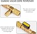 Langawaser Valve Core Remover/Installer – Dual Size 1/4 & 5/16 Flare Tool for HVAC R32 R410A | Efficient Valve Stem Removal for Air Conditioning Repairs | Perfect for HVAC Professionals