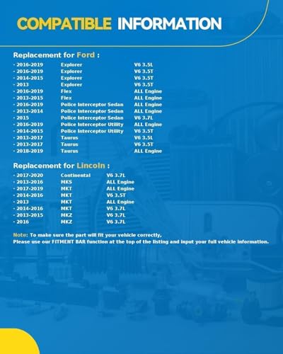 Image of PHILTOP NEW Air Conditioner AC Compressor w /Clutch for Explorer 2013-2019 3.5T /3.5L,2013-2019 Flex,2013-2017 Taurus 3.5T /3.5L,2018-2019 Taurus,13-19 Police Interceptor Sedan,14-19 Interceptor Utility