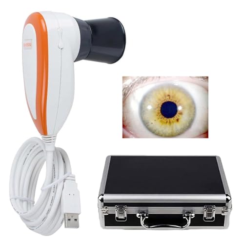 Cámara detector de iris, lente de iris 30X, dispositivo de análisis HD de 5 millones de píxeles para salón de belleza y spa