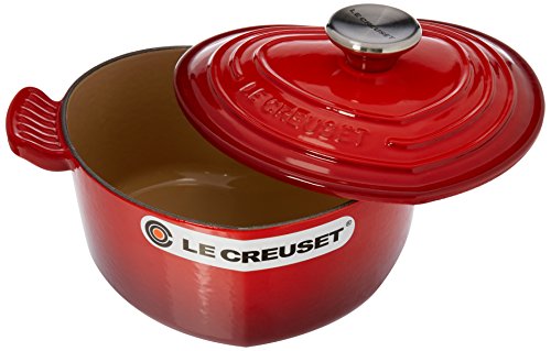 Le Creuset L25C1-0267S Cast Iron Dutch Oven, 2.25 qt, Cerise