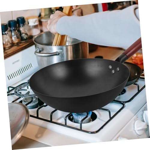 Wok Luxshiny con mango de madera antiadherente miniatura 5