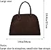 Modavo Large Capacity Suede Tote Bag, Vintage Top Handle Fashion Shoulder Satchel Bag