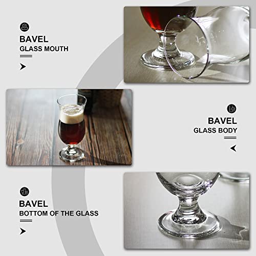 Bavel Belgian Beer Glasses,Craft Stem Beer Glass,Tulips Style,Classics Beer Glass Stem,Ideal For The Brewed Beer Lover,- 13 Oz Beer Stemmed Glasses,Lead-Free -Set Of 2 (13 Oz) #TOP2