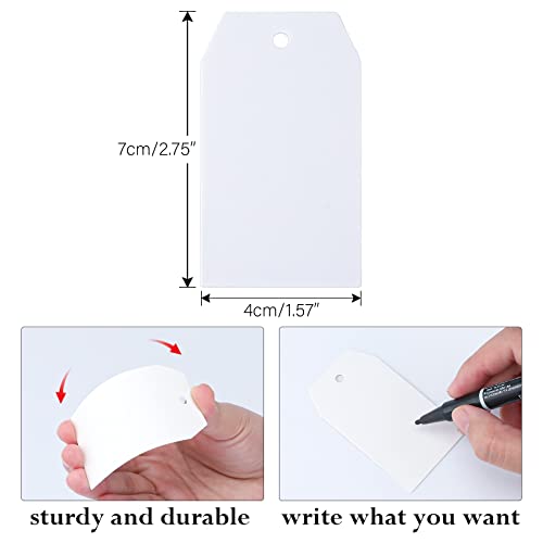 G2PLUS 100PCS Etichette in Carta Kraft,7x4CM