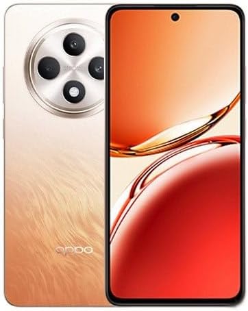 اوبو رينو 12F 5G، ذاكرة رام 12GB، ذاكرة روم 512GB)، 6.66 انش اموليد 120 هرتز، بطارية 5000 mAh، اندرويد 14 - برتقالي كهرماني