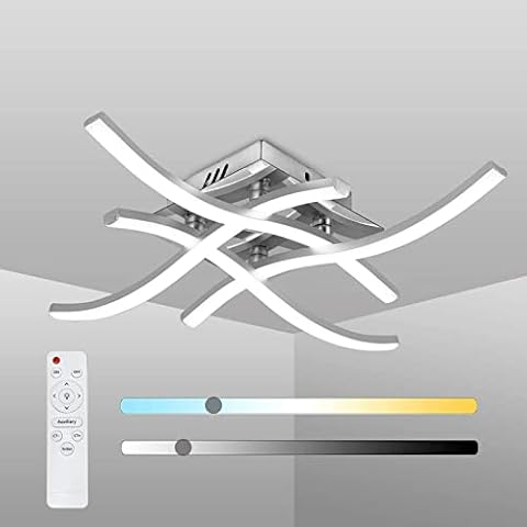 Miyawell Lámpara de techo LED Regulable Cover