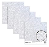 Holographic Silver Glitter Vinyl, 12