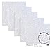 Holographic Silver Glitter Vinyl, 12" x 12" Transparent Glitter Vinyl Sheets for Silhouette Cameo, Maker, Stickers, Glass by StyleTech x Turner Moore Edition (Rainbow Glitter Adhesive Vinyl, 5-pk)