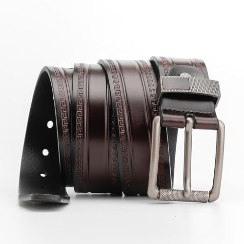 Mens Belts Big and Tall,Men Leather Belt Casual Work Dress, Every Day Jeans Belts2
