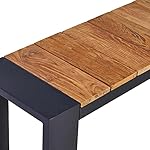 Gartenbank Konis aus recyceltem Teak & Aluminium