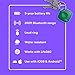 Tile by Life360 Mate - Bluetooth Tracker, Keys Finder and Item Locator for Keys, Bags and More. Phone Finder. Both iOS and Android Compatible. 1-Pack (Green Surf)