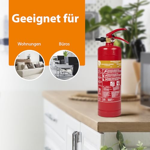 Smartwares Schaumfeuerlöscher – 2l – Für Brände der Brandklassen A und B (gewöhnliche Brennstoffe und brennbare Flüssigkeiten)… – Ansicht 4