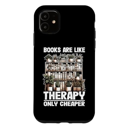Coque pour iPhone 11 Les livres sont comme la thérapie seulement la lecture moins chère des amateurs de livres