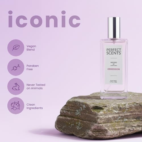 Image of Perfect Scents Fragrances, Inspired by Calvin Klein's Obsession, Women's Eau de Toilette, CLEAN, Vegan, Paraben-Free, Phthalate-Free, Never Tested on Animals, 3.4 Fluid Ounces