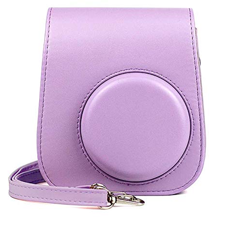 Fujifilm Instax Mini 11 (roxo lilás) 168 peças conjunto de acessórios inclui capa de câmera com alça