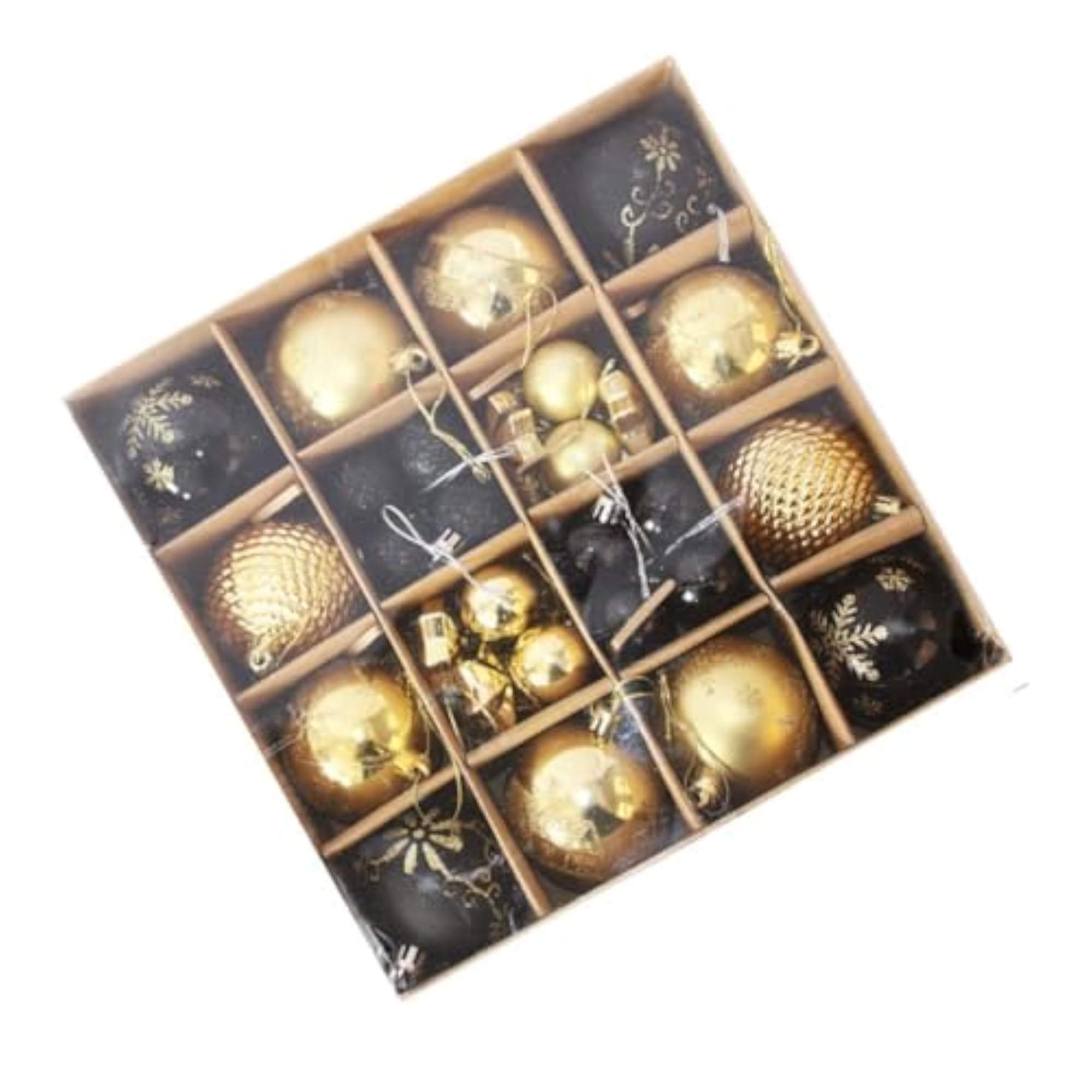 44Pcs Christmas Ornaments for DIY Xmas Tree