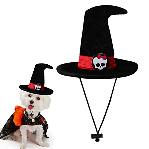 chapéu do Dia das Bruxas do gato, Halloween chapéus bruxa para animais estimação, Conjunto fantasias