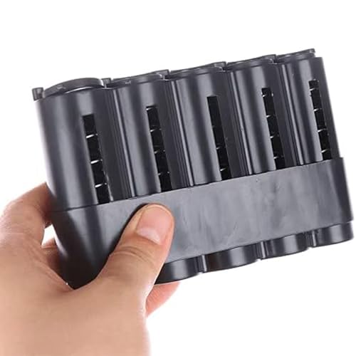 JINJUMEI 2 Stück Münzbox Euro-Münzen Aufbewahrungsbox Kompakter Münzhalter mit 5 Münzen-Sortierer Kleingeld Sortierer Box Münzsammler Münzspender für Kellner, Taxifahrer und Marktverkäufer