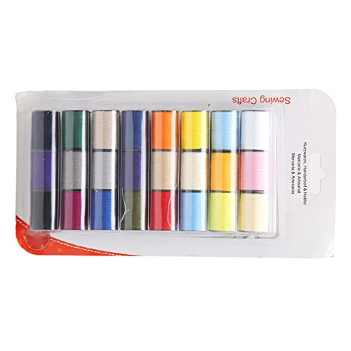 24 Rollos Hilo para Coser a Mano 22 yd miniatura 2