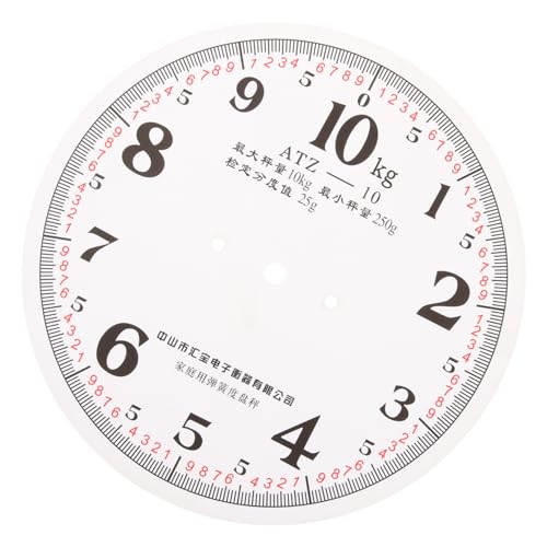 ABOOFAN Mechanical Scale Spring Scale Paper Replacement High Precision Kg Max Capacity Pan