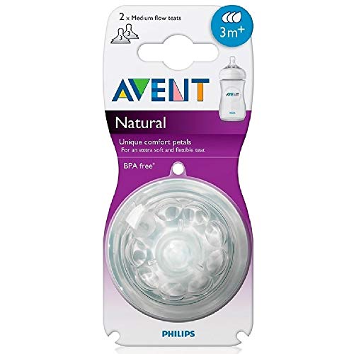 Bico Mamadeira Pétala Número 3, Philips Avent, Transparente