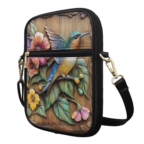 COEQINE Womens Messenger Bag with Zipper Leather Messenger Purse for Woman Crossbody Purse with Adjustable Strap Handbag