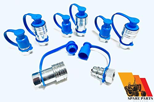 1/2 "NPT raccords rapides hydrauliques embrayages, Poppet Pioneer Style 6 ensembles Cover