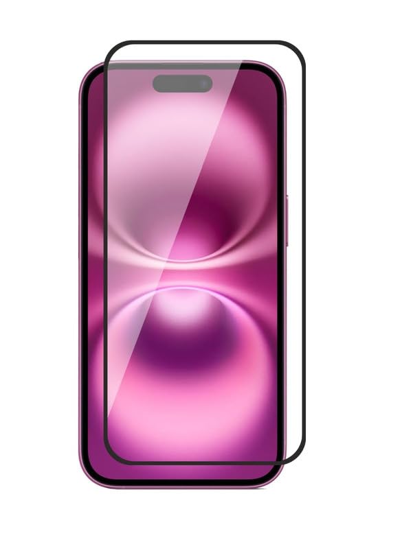 Image of Gorilla Extra Strong Premium HD+ ESD Anti Static Tempered Glass for Apple iPhone 16 Plus Edge to Edge Full Coverage Fingerprint and Oil Resistant with Easy Installation Kit
