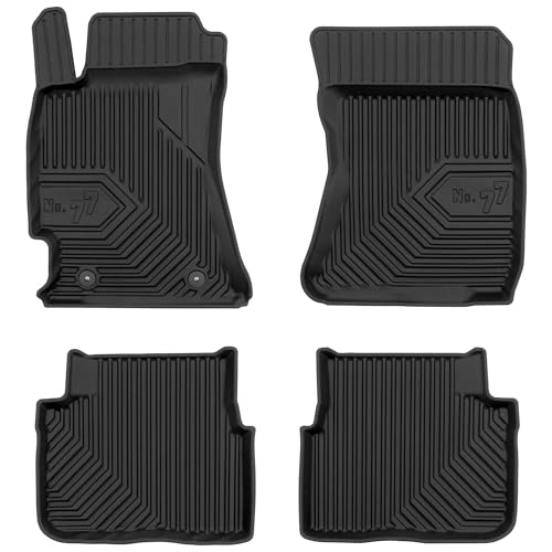 MOTOS Tapis de Sol Caoutchouc pour Subaru Forester III 2008-2013 Améliorez Votre Confort de Voyage avec Le Tapis Noir antidérapant Auto No.77- Tapis Voiture...