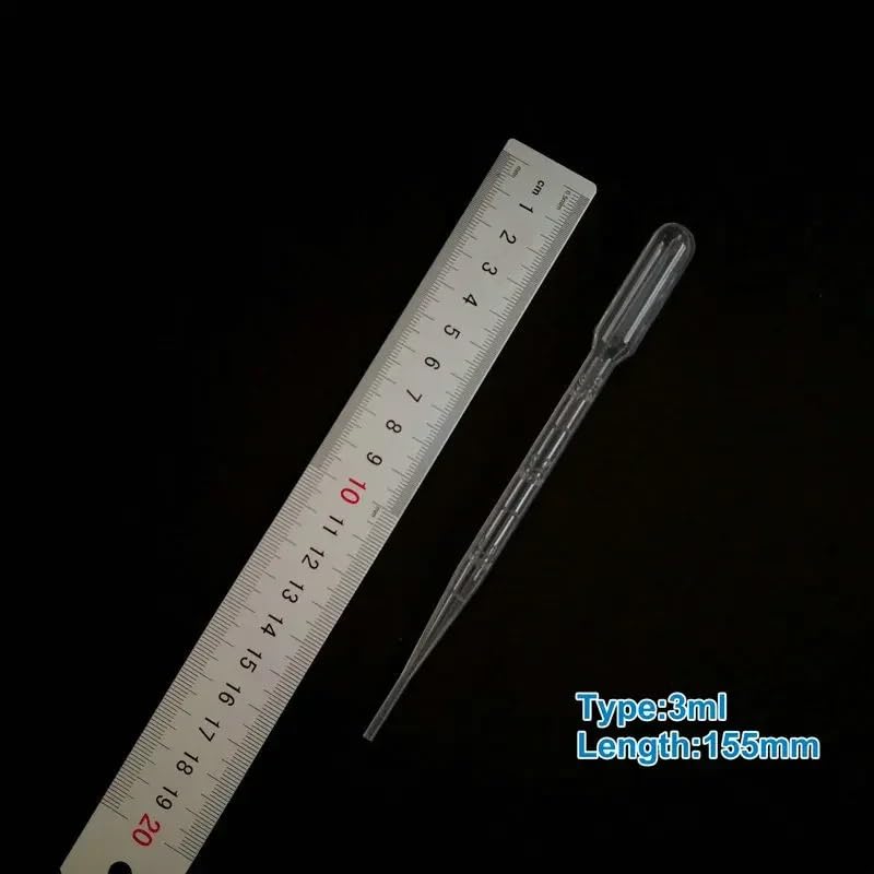 Pipetten-Set aus (20 bis 200 Stück) for Schulexperimente – 0,2 ml bis 10 ml, for Laborzwecke(1ml 100pcs)
